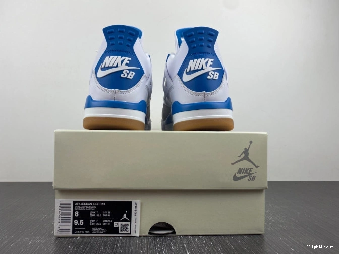 SB Retro 4 DR5415-104 Jordan 1102
